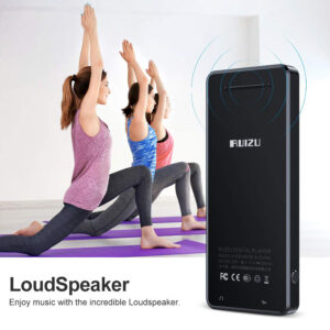 RUIZU MP3 player D51 με ηχείο, 1.8", 8GB, BT, ελληνικό μενού, μαύρο | Εικόνα & Ήχος | elabstore.gr
