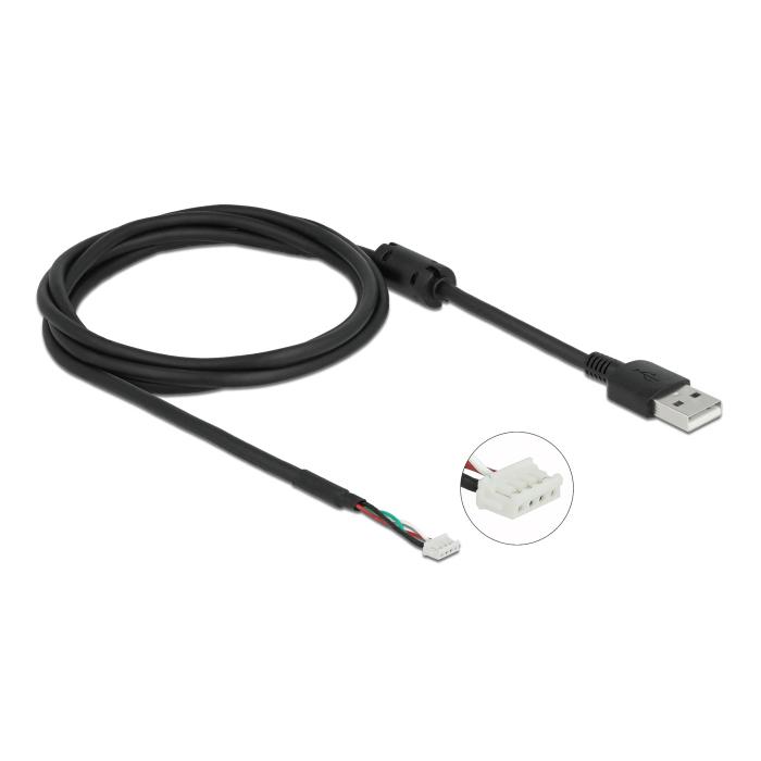 DELOCK καλώδιο USB 2.0 σε 4-pin camera plug V6 96001, 1.5m, μαύρο | eLabstore.gr DELOCK καλώδιο USB 2.0 σε 4-pin camera plug V6 96001, 1.5m, μαύρο | Καλώδια - Αντάπτορες | elabstore.gr