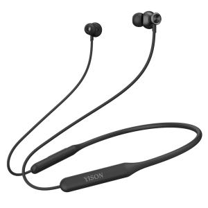 YISON earphones E20, με μαγνήτη, Bluetooth 5.2, 12mm, μαύρα | Αξεσουάρ κινητών | elabstore.gr