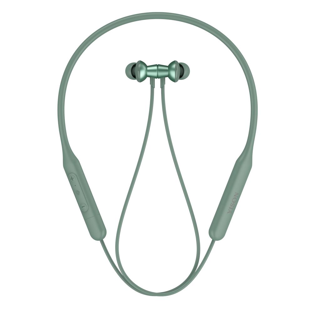 YISON earphones E20, με μαγνήτη, Bluetooth 5.2, 12mm, πράσινα | eLabstore.gr YISON earphones E20, με μαγνήτη, Bluetooth 5.2, 12mm, πράσινα | Αξεσουάρ κινητών | elabstore.gr