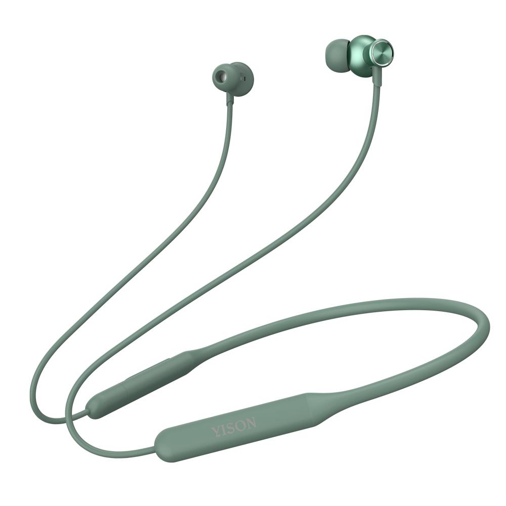 YISON earphones E20, με μαγνήτη, Bluetooth 5.2, 12mm, πράσινα | eLabstore.gr YISON earphones E20, με μαγνήτη, Bluetooth 5.2, 12mm, πράσινα | Αξεσουάρ κινητών | elabstore.gr