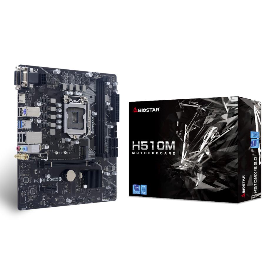 BIOSTAR μητρική H510MX/E 2.0, 2x DDR4, s1200, USB 3.2, uATX, GbE, Ver. 6.2 | eLabstore.gr BIOSTAR μητρική H510MX/E 2.0, 2x DDR4, s1200, USB 3.2, uATX, GbE, Ver. 6.2 | PC & Αναβάθμιση | elabstore.gr