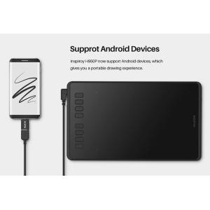 HUION pen tablet H950P, 8.7 x 5.4", battery-free pen, 8 πλήκτρα, μαύρο | Tablet - Parts | elabstore.gr