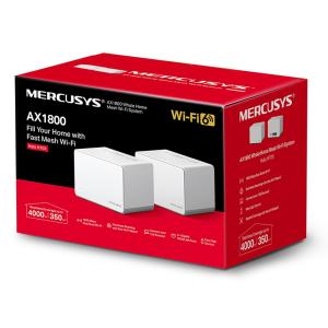 MERCUSYS Mesh Wi-Fi 6 System Halo H70X, 1.8Gbps Dual Band, 2τμχ, Ver. 1.0 | Δικτυακά | elabstore.gr