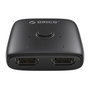 ORICO bi-directional HDMI switch HS2-A1, 4K/60Hz, γκρι | Καλώδια - Αντάπτορες | elabstore.gr