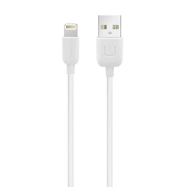 USAMS καλώδιο Lightning σε USB US-SJ097, 2.1A, 1m, λευκό | eLabstore.gr USAMS καλώδιο Lightning σε USB US-SJ097, 2.1A, 1m, λευκό | Καλώδια - Αντάπτορες | elabstore.gr