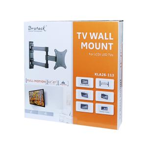 BRATECK Επιτοίχια Βάση Διπλού Βραχίονα KLA26-113 για Monitor 13-27" 20kg | eLabstore.gr