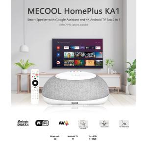 MECOOL TV Box & smart ηχείο KA1 με αποκωδικοποιητή, 4K, Android 11 | Εικόνα & Ήχος | elabstore.gr
