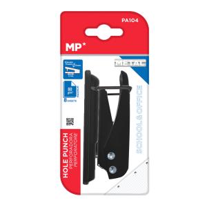 MP μεταλλικός διακορευτής PA104, μονός, 6mm, 2x9cm, μαύρος | Αναλώσιμα - Είδη Γραφείου | elabstore.gr