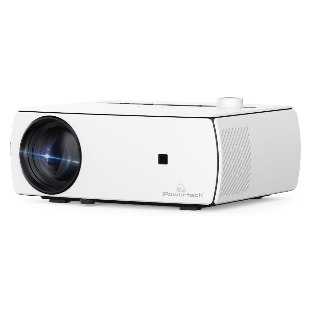 POWERTECH smart LED βιντεοπροβολέας PT-984, Full HD, Android, λευκός | Εικόνα & Ήχος | elabstore.gr