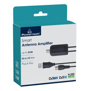 POWERTECH ενισχυτής κεραίας PT-993, 5G & LTE, 32dB | Εικόνα & Ήχος | elabstore.gr