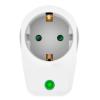 POWERTECH αντάπτορας ρεύματος PT-996, 1 θέση schuko, 16A, 3680W, λευκός | Τροφοδοσία Ρεύματος | elabstore.gr