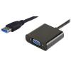 POWERTECH αντάπτορας USB 3.0 σε VGA PTH-021, Full HD, μαύρο | Καλώδια - Αντάπτορες | elabstore.gr