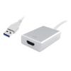 POWERTECH αντάπτορας USB 3.0 σε HDMI PTH-022 με Audio, ασημί | Καλώδια - Αντάπτορες | elabstore.gr