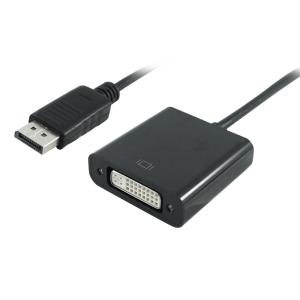 POWERTECH αντάπτορας DisplayPort σε DVI (F) PTH-029, 1920x1200p, μαύρο | Καλώδια - Αντάπτορες | elabstore.gr