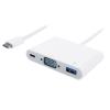 POWERTECH αντάπτορας Type-C σε VGA + Type-C + USB 3.0 PTH-035, λευκό | eLabstore.gr POWERTECH αντάπτορας Type-C σε VGA + Type-C + USB 3.0 PTH-035, λευκό | Καλώδια - Αντάπτορες | elabstore.gr