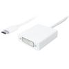 POWERTECH αντάπτορας USB Type-C σε DVI PTH-036, 4K, λευκό | Καλώδια - Αντάπτορες | elabstore.gr