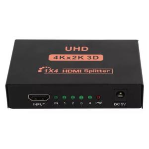 POWERTECH splitter HDMI σε 4x HDMI PTH-048, 4K 3D, μαύρο | Καλώδια - Αντάπτορες | elabstore.gr