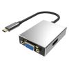 POWERTECH αντάπτορας Type-C σε VGA/HDMI PTH-050, με USB 3.0, γκρι | eLabstore.gr POWERTECH αντάπτορας Type-C σε VGA/HDMI PTH-050, με USB 3.0, γκρι | Καλώδια - Αντάπτορες | elabstore.gr