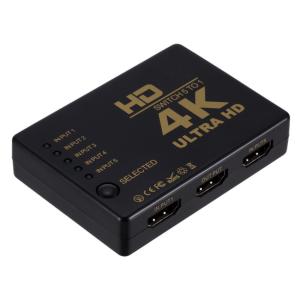POWERTECH HDMI Amplifier Switch 5 in 1 PTH-052, 4K, 3D, Remote Control | Καλώδια - Αντάπτορες | elabstore.gr