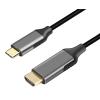 POWERTECH καλώδιο USB-C σε HDMI PTH-074, 8K, 1.8m, μαύρο | Καλώδια - Αντάπτορες | elabstore.gr