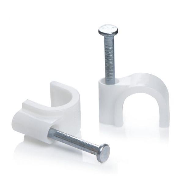 POWERTECH Ρόκα στήριξης καλωδίων, Round, 8mm, λευκή, 100τμχ | eLabstore.gr POWERTECH Ρόκα στήριξης καλωδίων, Round, 8mm, λευκή, 100τμχ | Καλώδια - Αντάπτορες | elabstore.gr