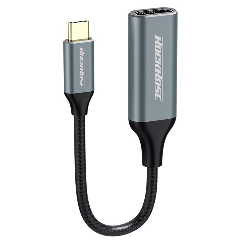 ROCKROSE αντάπτορας USB Type-C σε HDMI Infinity H, 4K, γκρι | eLabstore.gr ROCKROSE αντάπτορας USB Type-C σε HDMI Infinity H, 4K, γκρι | Καλώδια - Αντάπτορες | elabstore.gr