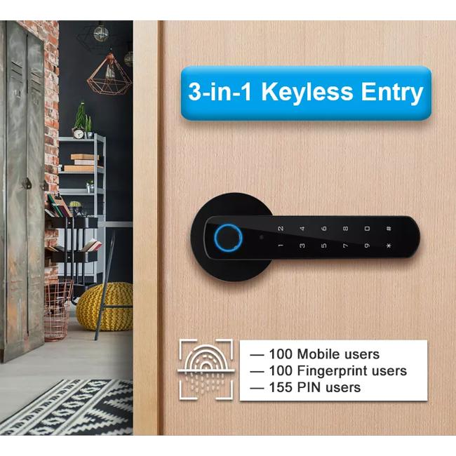 SECUKEY ηλεκτροπύρος D100-BT, συνδυασμού & fingerprint, μαύρος | eLabstore.gr SECUKEY ηλεκτροπύρος D100-BT, συνδυασμού & fingerprint, μαύρος | Access Control | elabstore.gr