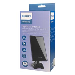 PHILIPS Ψηφιακή κεραία τηλεόρασης SDV5228/12, HDTV DVB-T/T2, 36dB, 4K | Εικόνα & Ήχος | elabstore.gr