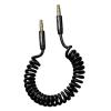USAMS καλώδιο Jack 3.5mm SJ256, Hi-Fi stereo, 1.2m, μαύρο | Καλώδια - Αντάπτορες | elabstore.gr