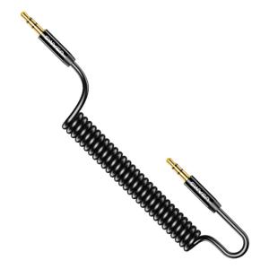 USAMS καλώδιο Jack 3.5mm SJ256, Hi-Fi stereo, 1.2m, μαύρο | Καλώδια - Αντάπτορες | elabstore.gr
