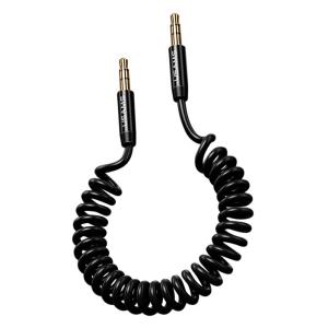 USAMS καλώδιο Jack 3.5mm SJ256, Hi-Fi stereo, 1.2m, μαύρο | Καλώδια - Αντάπτορες | elabstore.gr