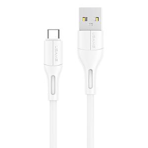 USAMS καλώδιο USB-C σε USB US-SJ501, 2A, 1m, λευκό | Καλώδια - Αντάπτορες | elabstore.gr