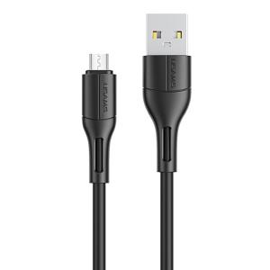 USAMS καλώδιο Micro USB σε USB US-SJ502, 2A, 1m, μαύρο | Καλώδια - Αντάπτορες | elabstore.gr