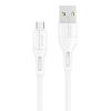 USAMS καλώδιο Micro USB σε USB US-SJ502, 2A, 1m, λευκό | eLabstore.gr USAMS καλώδιο Micro USB σε USB US-SJ502, 2A, 1m, λευκό | Καλώδια - Αντάπτορες | elabstore.gr