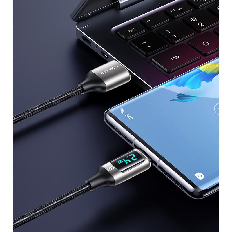 USAMS καλώδιο USB-C σε USB US-SJ544, 6A, 1.2m, ασημί | eLabstore.gr USAMS καλώδιο USB-C σε USB US-SJ544, 6A, 1.2m, ασημί | Καλώδια - Αντάπτορες | elabstore.gr