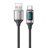 USAMS καλώδιο USB-C σε USB US-SJ544, 6A, 1.2m, ασημί | Καλώδια - Αντάπτορες | elabstore.gr