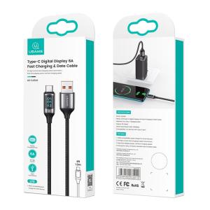 USAMS καλώδιο USB-C σε USB US-SJ544, 6A, 1.2m, ασημί | eLabstore.gr USAMS καλώδιο USB-C σε USB US-SJ544, 6A, 1.2m, ασημί | Καλώδια - Αντάπτορες | elabstore.gr