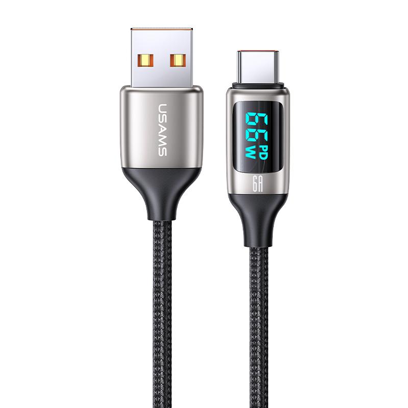 USAMS καλώδιο USB-C σε USB US-SJ544, 6A, 1.2m, ασημί | eLabstore.gr USAMS καλώδιο USB-C σε USB US-SJ544, 6A, 1.2m, ασημί | Καλώδια - Αντάπτορες | elabstore.gr
