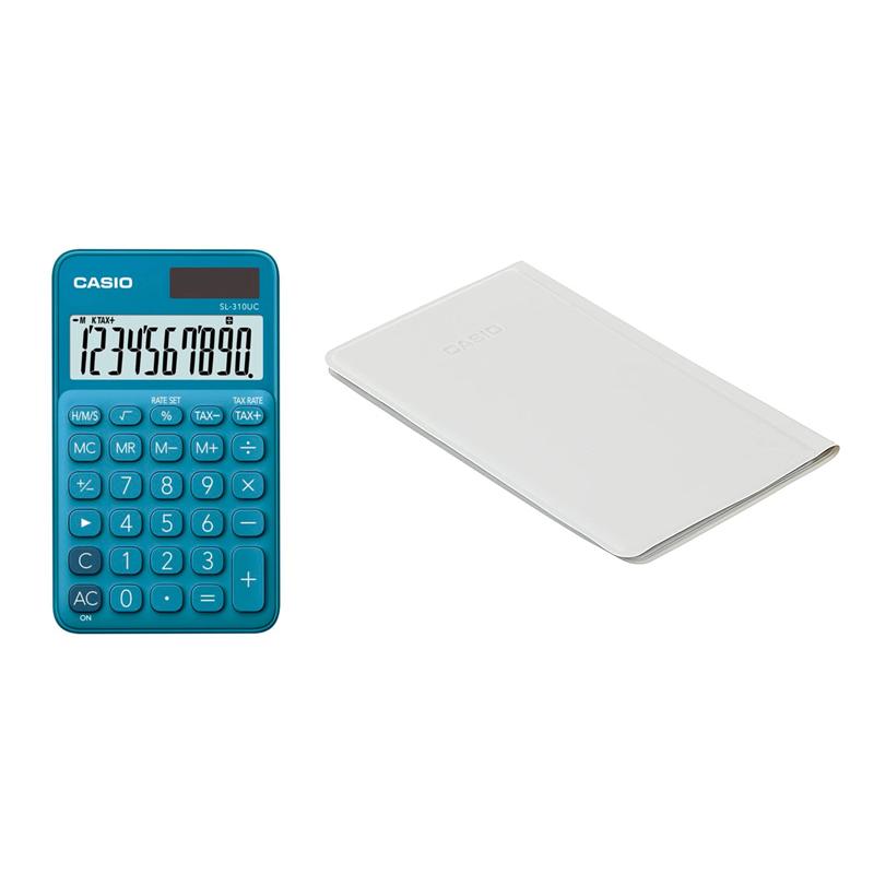 CASIO αριθμομηχανή τσέπης SL-310UC, ηλιακό & μπαταρία, 10 ψηφία, μπλε | eLabstore.gr CASIO αριθμομηχανή τσέπης SL-310UC, ηλιακό & μπαταρία, 10 ψηφία, μπλε | Αναλώσιμα - Είδη Γραφείου | elabstore.gr