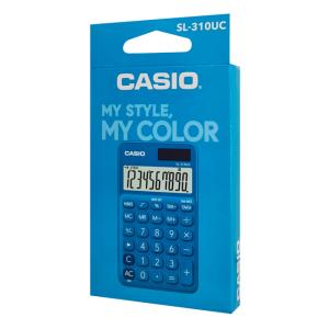 CASIO αριθμομηχανή τσέπης SL-310UC, ηλιακό & μπαταρία, 10 ψηφία, μπλε | eLabstore.gr CASIO αριθμομηχανή τσέπης SL-310UC, ηλιακό & μπαταρία, 10 ψηφία, μπλε | Αναλώσιμα - Είδη Γραφείου | elabstore.gr