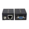 POWERTECH VGA Signal Extender SLOT-019, Digital to Analog L/R Audio, 60m | Καλώδια - Αντάπτορες | elabstore.gr