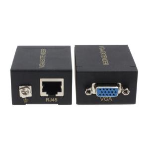 POWERTECH VGA Signal Extender SLOT-019, Digital to Analog L/R Audio, 60m | Καλώδια - Αντάπτορες | elabstore.gr