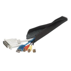 POWERTECH Δεματικό Καλωδίων τύπου Flex Wrap, 1.8m, Black | Καλώδια - Αντάπτορες | elabstore.gr