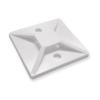 POWERTECH Αυτοκόλλητη βάση δεματικών, 30 x 30, 50τεμ, White | Καλώδια - Αντάπτορες | elabstore.gr