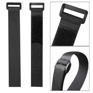 POWERTECH ιμάντας τύπου velcro TIES-024, 20x2cm, μαύρος, 10τμχ | Καλώδια - Αντάπτορες | elabstore.gr