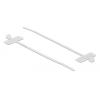 POWERTECH δεματικά καλωδίων TIES-034 με ετικέτα, 100x2.5mm, λευκά, 25τμχ | Καλώδια - Αντάπτορες | elabstore.gr