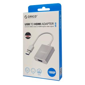ORICO αντάπτορας USB 3.0 σε HDMI UTH-SV, 1080p, 15cm, ασημί | Καλώδια - Αντάπτορες | elabstore.gr