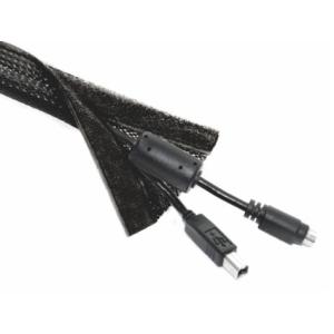 BRATECK Δεματικό Καλωδίων τύπου Flex Wrap VS-135, 100x13.5cm, μαύρο | Καλώδια - Αντάπτορες | elabstore.gr
