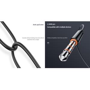 YISON earphones με μικρόφωνο X2, 3.5mm, 1.36m, μαύρα | eLabstore.gr YISON earphones με μικρόφωνο X2, 3.5mm, 1.36m, μαύρα | Αξεσουάρ κινητών | elabstore.gr